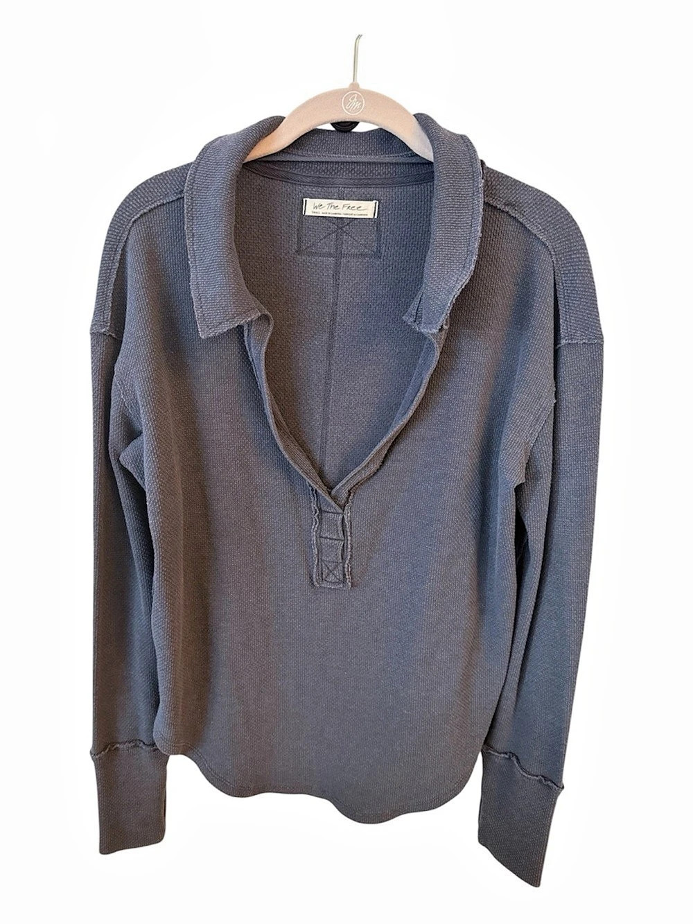 We The Free Long Sleeve Anakin Thermal Henleys in Size Small